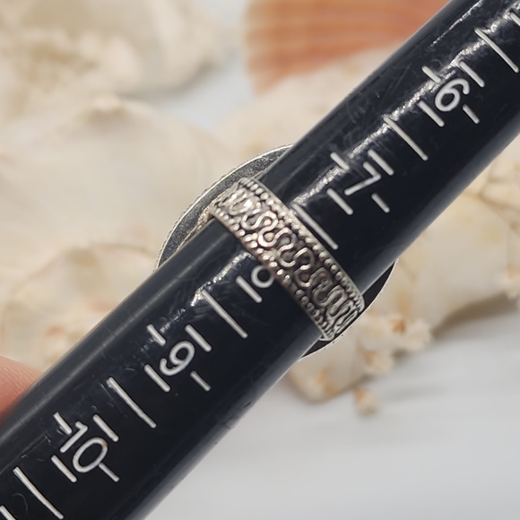 Large Silver Ring Bright Large Pink Spinel Stone - Picture 13 of 15